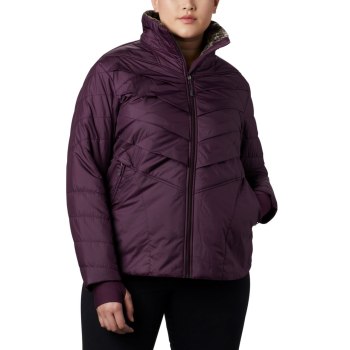 Columbia Ženske Jakne - Kaleidaslope II Plus Size Crne Roze | ZOFC-26059